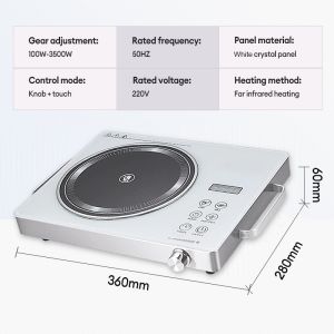 VOLTHUB Electric Ceramic Energy-Saving 220V Multifunctional Induction Cooker Inverter Infrared Stove