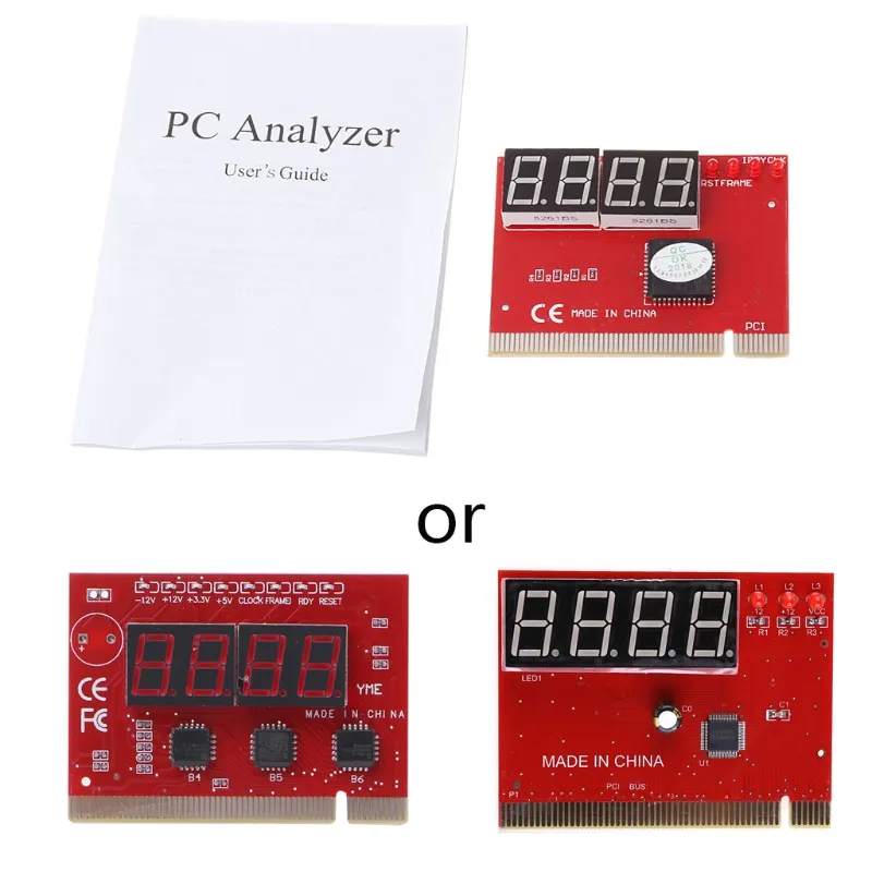 New Computer PCI POST Card Motherboard LED 4-Digit Diagnostic Test