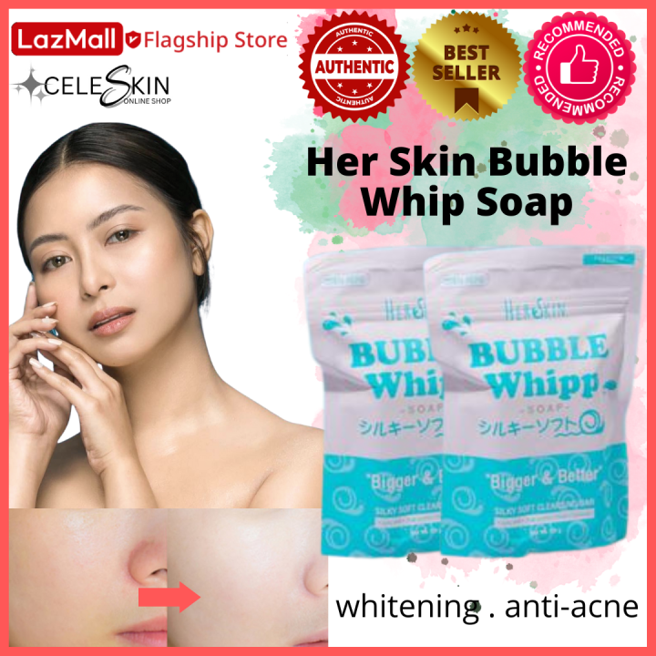 Her Skin Bubble Whip Soap Her Skin Whitening Whipp Soap Lazada PH