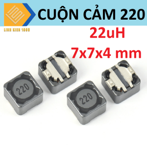 [ 2 CON ] CDRH127 Cuộn Cảm Dán SMD 220 22uH 6.3A