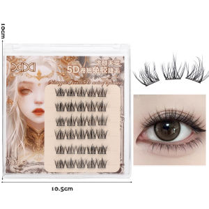 Dorisna ขนตาปลอมแบบม้วนกาวแบบหนาขนตาปลอมกาวแบบใช้ซ้ำได้สำหรับต่อขนตาอะนิเมะขยายได้ขั้นตอนเดียวใช้งานง่าย