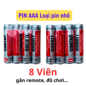 Pin AAA CON THỎ 1.5v Pin 3A dùng cho remote đồ chơi trẻ em