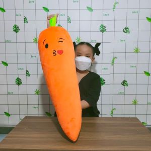 GỐI ĐA NĂNG CHO BÉ GỐI ÔM NGỦ HÌNH CỦ CÀ RỐT NHIỀU BIỂU CẢM LÔNG MỊN CAO CẤP CHO BÉ