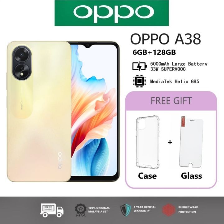 OPPO A38 Smartphone (6GB+128GB EXTENDED RAM 6+6GB) (4GB+128GB EXTENDED RAM  4+4GB), 5000mAh Battery 33W, 50MP CAMERA, ORIGINAL OPPO PRODUCT