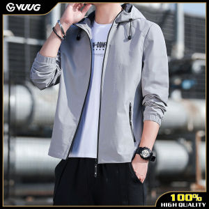VUUGผู้ชายแจ็คเก็ตแฟชั่นToolingเกาหลีชุดกีฬาสบายๆกลางแจ้ง (M-4XL)