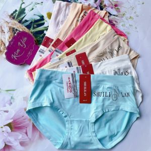 Combo 5 Quần Lót Nữ Cao Cấp quần lót  cotton Size Lớn Cạp Cao BigSize (1218) 58-65 kg Vải Mềm Mịn Co Giãn Tốt - Shop Kim Yến