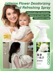 Gardenia Scented Air Freshener for Home Indoor Odor Eliminator for Bedroom Bathroom Toilet Long Lasting Fragrance Air Purifier Spray