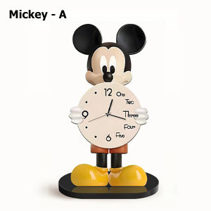 นาฬิกาความรุนแรงหมีนาฬิกาครีเอทีฟห้องนั่งเล่นห้องรับประทานอาหารเครื่องประดับการศึกษาห้องนอนบ้านเดินเงียบ（แบตเตอรี่ฟรี）