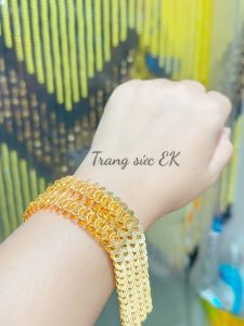 Lắc tay vảy cá chuẩn màu 18.k cao cấp J520