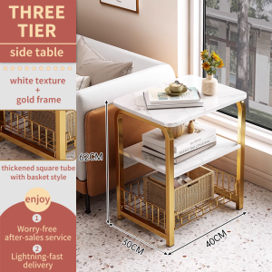 Nordic Sofa Side Table Modern Coffee Table for Living Room Small Round Table Mini Bedside Table