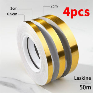 Carller 50M Floor Tile Gap Tape Wall Tile Strip Seam Sticker Copper Foil Waterproof Mildewproof Wall Tape