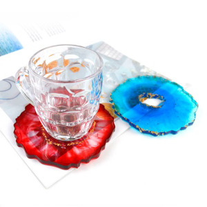 Irregular Coaster Resin Casting Mold Silicone Making Epoxy Mould Decorative DIY Arts Craft Cups Mats Mold