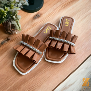 Zain - Suky Dark Brown Sandal Wanita