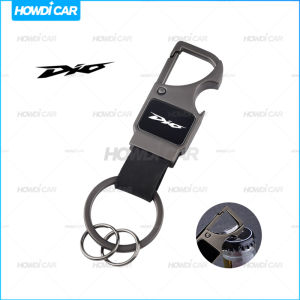 Chất liệu da PU Keyring móc khóa mở nắp chai cho Xe máy Honda