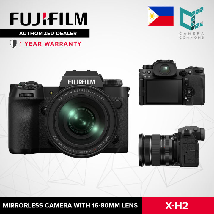 FUJIFILM X-H2 Mirrorless Camera Body with 16-80mm Lens 40Mp Aps-C