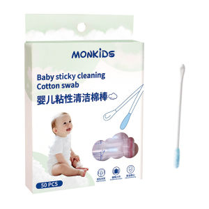 Baby Sticky Cotton Swabs Ear 婴儿粘性棉签 Cleaning Sticks 宝宝粘耳棒 清洁挖耳勺 Safe Gentle Individually Wrapped 独立包装 Kapas Lekat Bayi