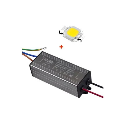 【Best-Selling】 1 Set LED Driver &chip 10W 20W 30W 50W 300mA 600MA 900MA 1500MA Power Supply Floodlight LED Driver Transformer IP66 Waterproof Adapter