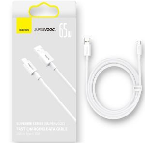 Cáp sạc nhanh USB to Type C 65W Baseus Superior Series (SUPERVOOC) Fast Charging Data Cable - CAYS