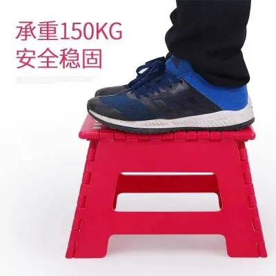 Folding portable storage thickened plastic folding stool children adult light stool small household stool