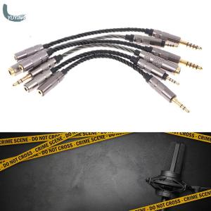 YUYIN4 Cáp âm thanh dây cân bằng 2.5 đực sang 4.4 cái Bộ chuyển đổi 2.5mm/4.4mm sang 3.5mm
