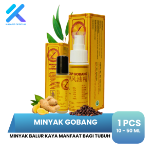 Minyak Gobang Atasi Vertigo Asam Lambung dan Nyeri Sendi 10 - 50ML