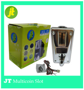 JT MULTI-COIN SLOT new design anti hook multi coin slot  coinslot already set to NEW and OLD COIN 10/5/1 Coin Acceptor