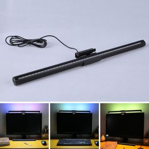 Stepless Dimming Led Desk Lamp For Computer Monitor Light Bar USB Reading Light PC Monitor Lamp Backlight Screenbar Light Office