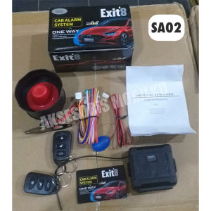 CAR ALARM MOBIL CALYA TERBAIK MODEL REMOT REMOTE SILICON EXIT8