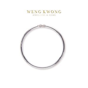 WENG KWONG Plain Bangle in 925 Silver (9G0008)