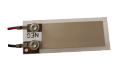 piezoelectric polymer film sensor strip. 