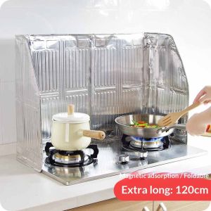Yzlong nhà bếp tấm chắn bùn dầu lá chắn cho bếp lò nấu Bảo vệ chống giật gân hàng rào chịu nhiệt giấy bạc Bảng điều chỉnh