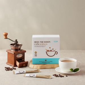 Cà phê sữa hoà tan từ hạt cafe 100% Arabica được sấy đông khô giữ nguyên hương vị thơm ngon độc đáo kết hợp casein từ sữa bò tươi đậm đà - Atomy Cafe Arabica 16g x 50 gói - 애터미 카페 아라비카 50T Атоми Кофе Арабика 50 шт