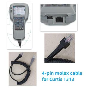 4Pin Molex Cable for Curtis 1313 1313K-4331 1313-4401 OEM Level Handheld Programmer Handset