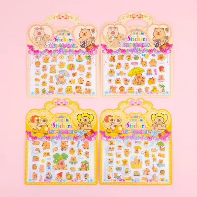 VINTLOOK (สุ่มส่ง 1 แผ่น)Sanrio Clow M Melody ชุดสติกเกอร์แฟชั่น Hello-การออกแบบตัวละครที่น่าสนใจและมีสีสัน