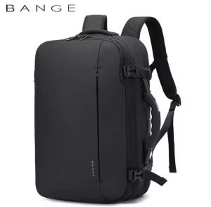 Tas Backpack Ransel Laptop Pria Travel USB TSA Lock weight handle vacuum Expandable Bange BG1909-8