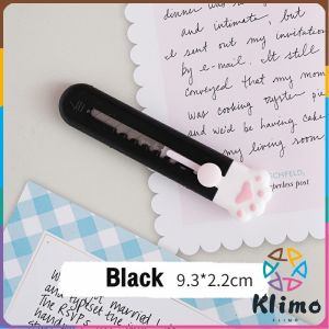 KLIMO Cute Mini Cat Utility Knife School office Stationery Craft Paper Cutter Student Art Supplies Tool Cat-Claw