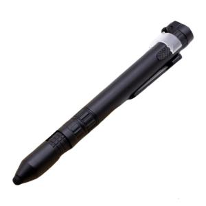 Multifunctional 5 in 1 Ballpoint Pen Multitool Pen with Compasses LED Light Touching Screen Pen Screwdriver Phone Holder