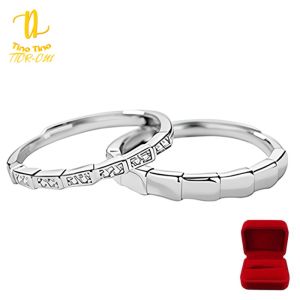 TINO TINO Cincin Couple Premium C14 Leaf Ring Couple Bahan White Gold Copper Plated Mix Zirconia