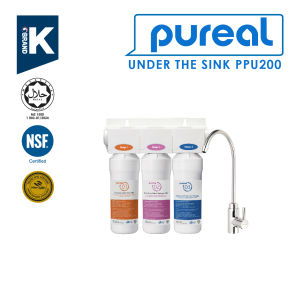 (JAKIM HALAL) Pureal PPU200 UnderSink Water Purifier | Removal for Chemicals Heavy Metals & Virus