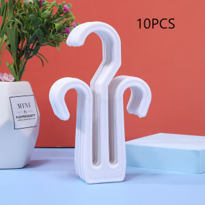 B.F. 10pcs Shoes Drying Racks Multi-purpose Hanger Space Saving Slipper Double Hooks Supermarket Shelf Hook