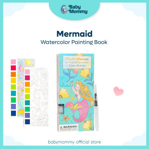 Babymommy👶🏻Mideer【Magic Watercolour Painting Book】Wonderland Fairy Dream Joy Bunny Pocket Book Buku Mewarna Kanak-Kanak 水彩画书