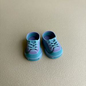 [Free Shipping]Popular Labubu Pendant Rubber Shoes For Labubu Open-Toe Smiley Sneakers Labubu Accessories Dolls Of First Second And Third Generation
