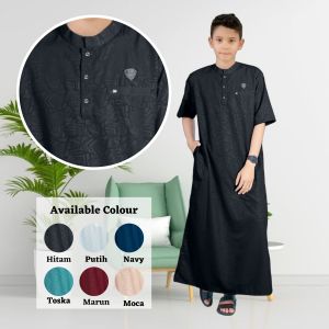 KOKO AZMI jubah anak laki laki new motif / gamis anak laki laki lengan pendek