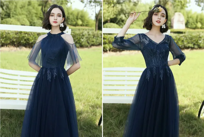 toe nail color for blue dress Piaomiao Xian Ethereal Hanfu Set
