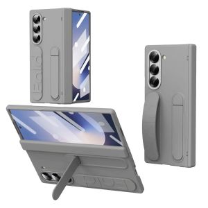 Original Silicone Grip Case For Samsung Galaxy Z Fold 8 Ultra Wide 7 6 5 4 With Stand Glass Film Fold7 Hinge Cover2026