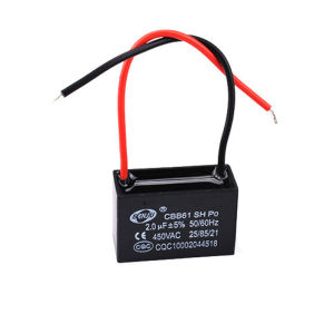 450V 500V  CBB61 Capacitor For Electric Fan 1.5 uf Fan Capasitor Motor Capacitor Fan1uf 1.5uf 2uf 2-Wire 450V 500V AC Ceiling Fan Capacitor by  Electric Fan Pump Motor Generator - 50/60 Hz - 2 Wires Electrical Power Relay Connecting Capacitor
