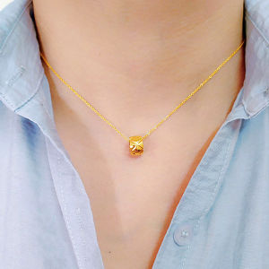 OYJR Gold Necklace for Women Beauty Pendant Stainless Steel Chain Non Tarnish Jewelry Gift