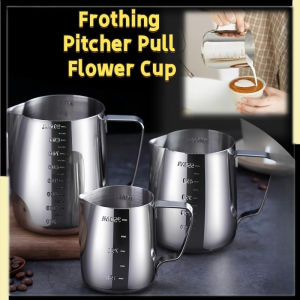 350/600/900ml Stainless Steel Espresso Coffee Milk Cup Latte Mugs Frothing Pitcher Coffee Mug for Kitchen