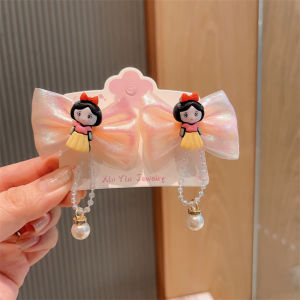 Kẹp tóc nơ cho ngọt ngào bé gái gái nút thắt hình bướm kẹp tóc thú mỏ vịt kẹp tăm Phụ kiện tóc đầu