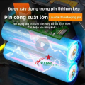 Đèn Pin Đội Đầu Siêu Sáng Zoom Xa Gần T928 Trang Bị 3 Led Sáng Trắng Vàng Xanh Tích Hợp 2 Pin Và Chỉnh Sáng Vô Cấp. 